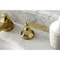 Kingston Brass KS4467KL Widespread Bathroom Faucet with Brass Pop-Up, Brushed Brass KS4467KL - alternate 5